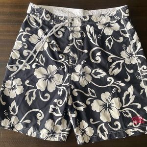 Gotcha men’s swim trunks Hawaiian print